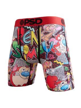 PSD Mens Ren & Stimpy Boxer Briefs Medium NWT